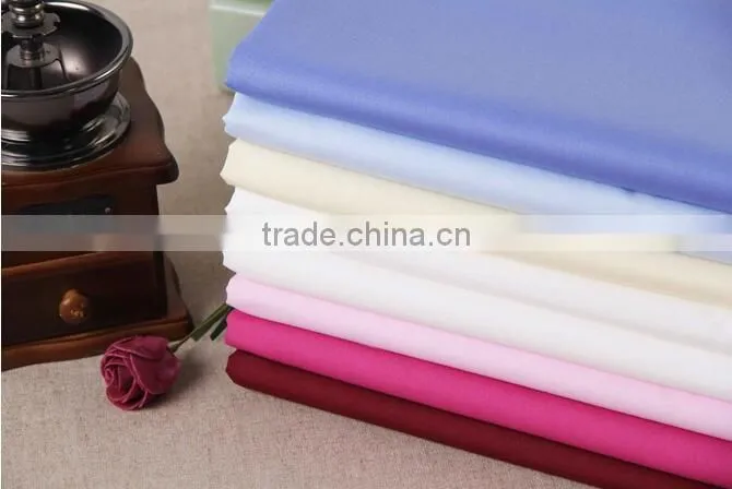 Polyester-cotton plain dyed fabrics wholesale