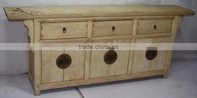 Chinese antique natural reclaimed wood cabinet