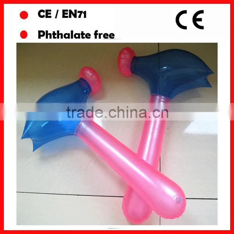 Advertising PVC inflatable hammer toys with custom logo Hot sale