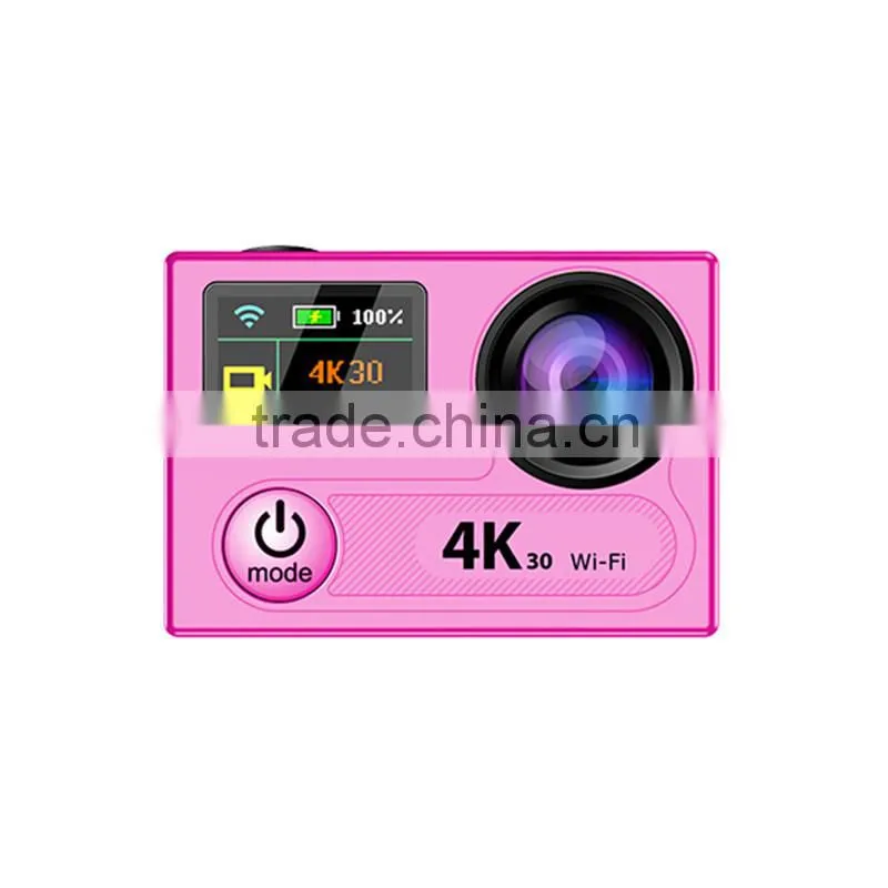 360VR WIFI Remote download 30 metres Waterproof sport camera 4K Video Dual Screen Action Camera DV