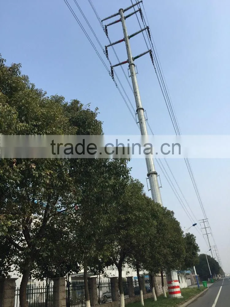 hot-dip-galvanized transimission poles
