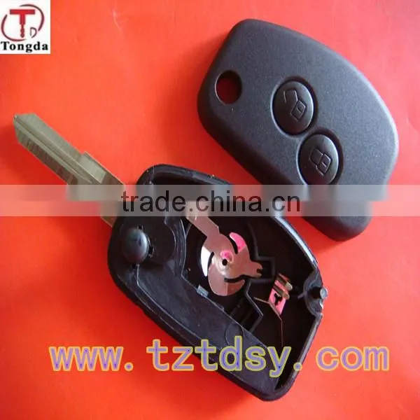TD-REN009, TRAFFIC KANGOO VIVARO TRANSPONDER REMOTE KEY SHELL FOB CASE BLANK FOR RENAULT