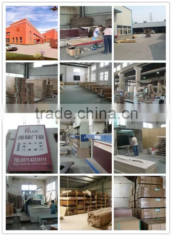 pvc solid wood frame style door