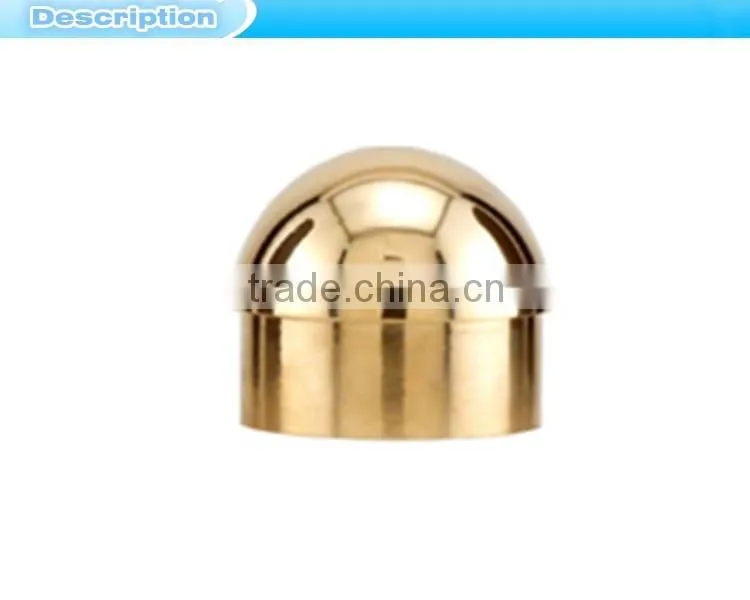 handrail stainless steel large diameter pipe cap