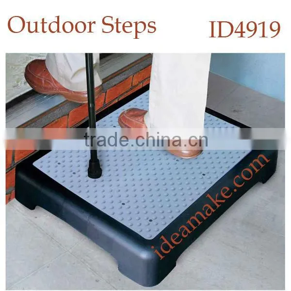 Safety Approval Mobile Plastic Safety Stepper Great for Elderly Care,use indoors or out