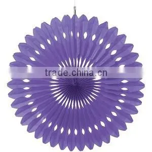 Hot!!!Chinese style purple paper fan ,light purple tissue fan for festival decoration