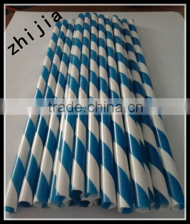 Manufacturer direct sale striped plastic drinking straw