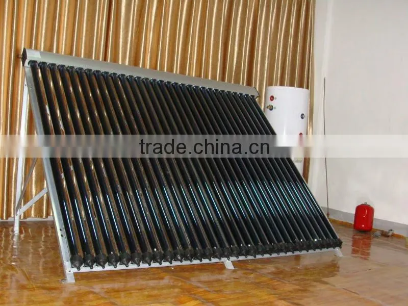 Heat pipe collector Split Pressurized solar water heater for home heating system