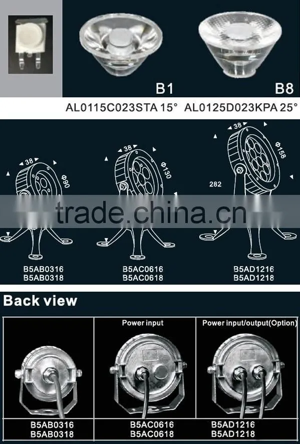 6W high power LED underwater light