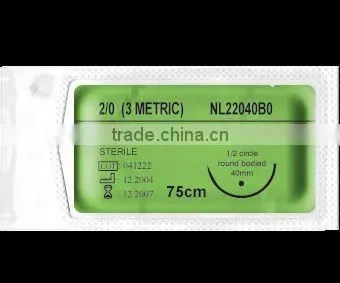 Sterile nylon suture pack