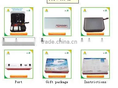 High energy Excellent safety performance 12000mah jump start/emergency car jump start power bank
