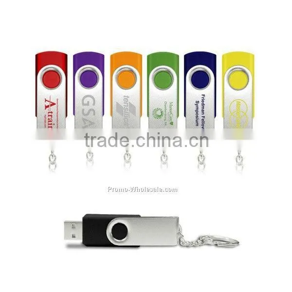 Best selle usb drive Business gift Swivel usb memory Plastic usb memory sticks