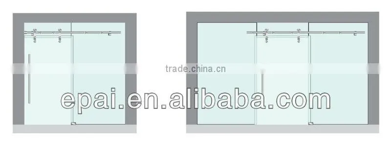 stainless steel accessoriess & sliding glass shower room hardware