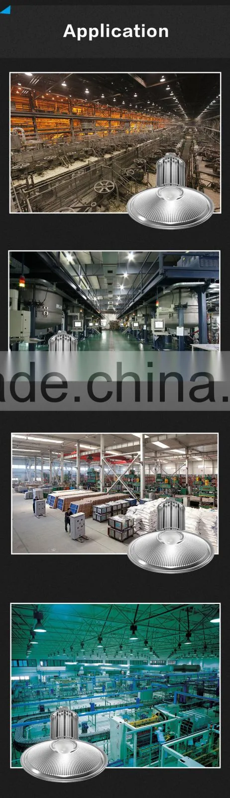 Top quality 3 years warranty DLC ETL CE RoHS approved High bay lamps 80w LED