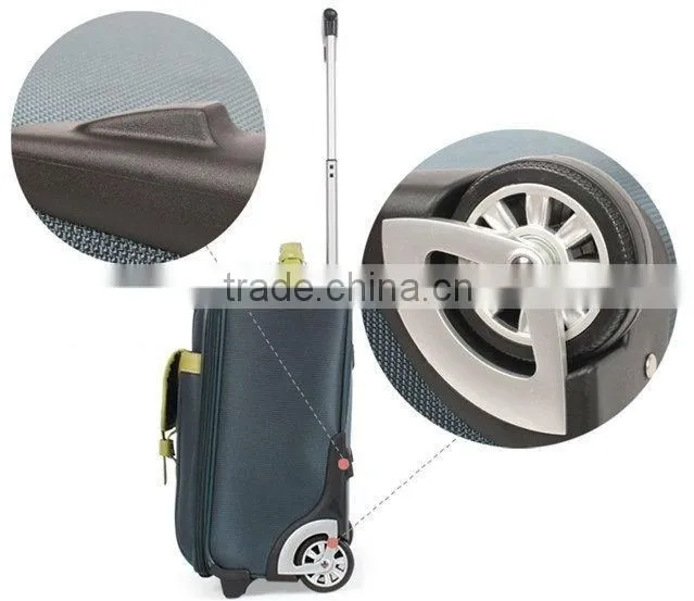 Briefcase business luggage trolley for laptop file