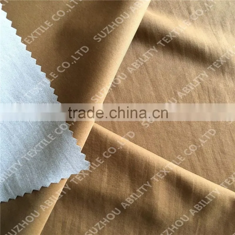 nylon spandex twill milky coated fabric
