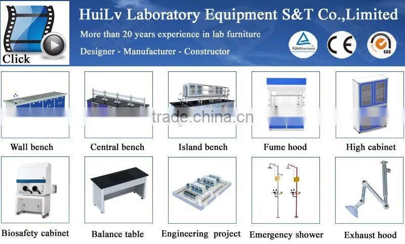 Excellent chemical resistance laboratory wall bench