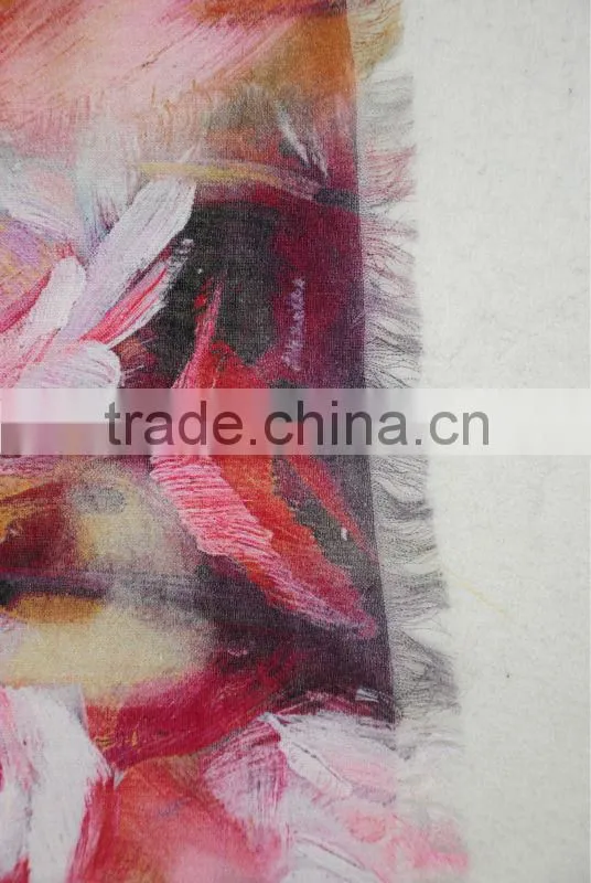 thin wool scarf 2014 newest design 100% thin wool scarf
