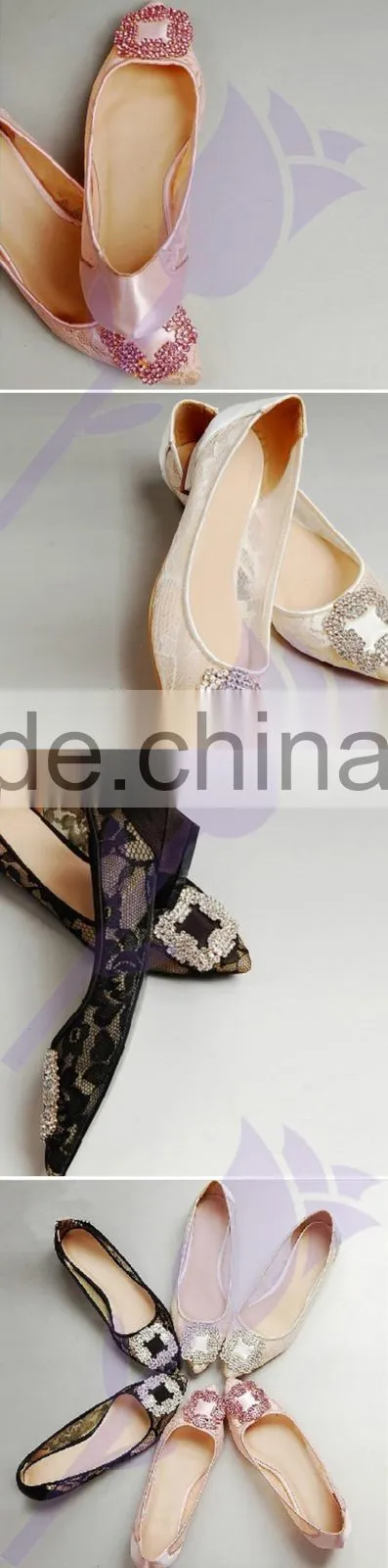 Brand starting idea supplier fashion dress shoes wholesale China flat women shoes