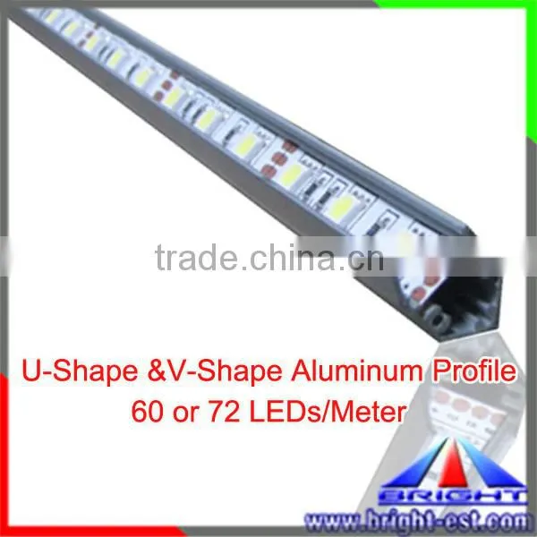 SMD5050 Aluminum Profile Dripping IP65 Waterproof LED Rigid Bar Light,60leds/Meter, 12V/24vDC