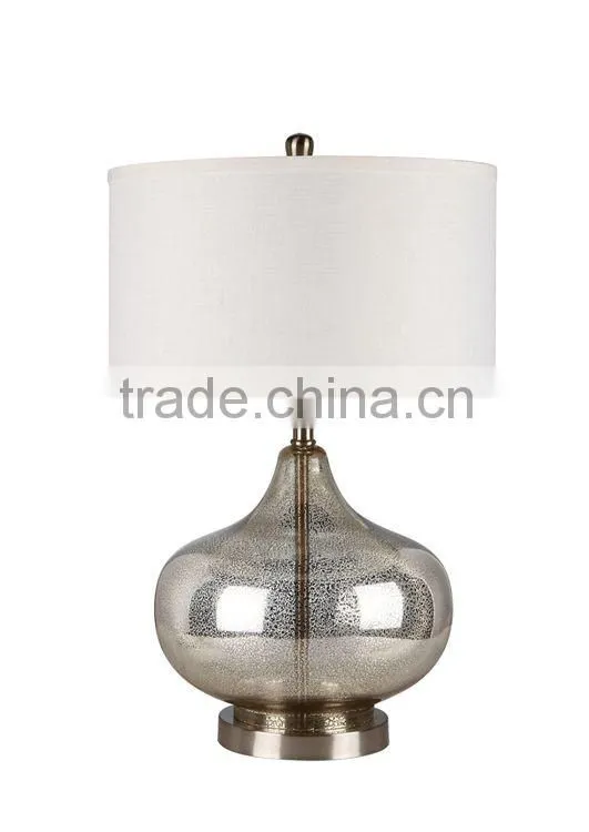 Traditional mecury glass table lamp