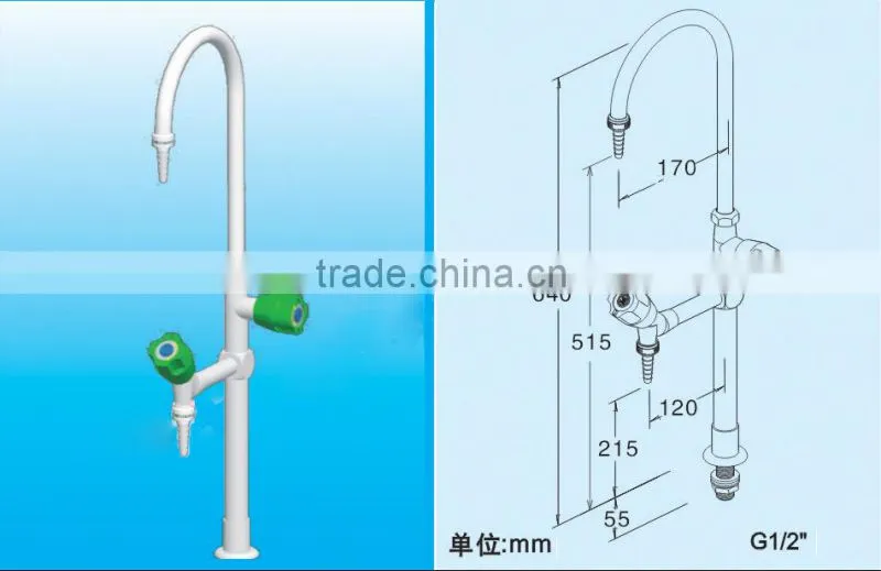 With reagent rack shelf dental lab table