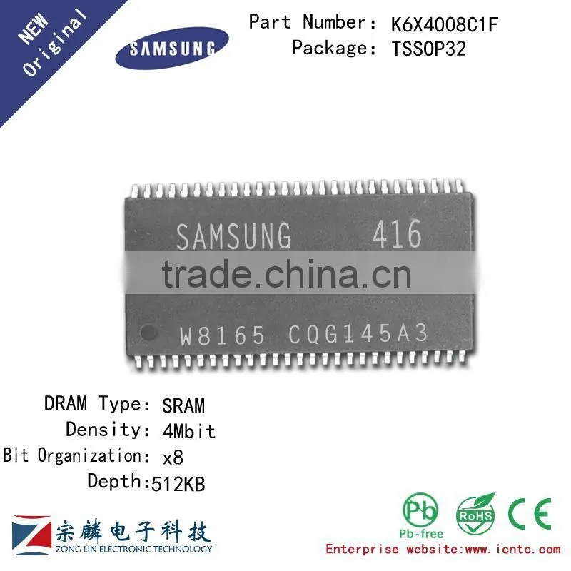 Genuine original K6X4008C1F TSSOP32 512K x8bit SRAM Flash Memory RAM