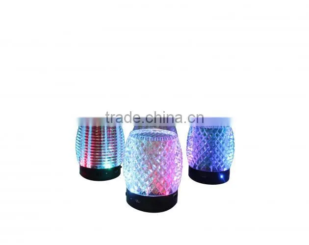 Trendy and portable mini shiny bluetooth speaker on sale. Attractively styled handfree speaker!