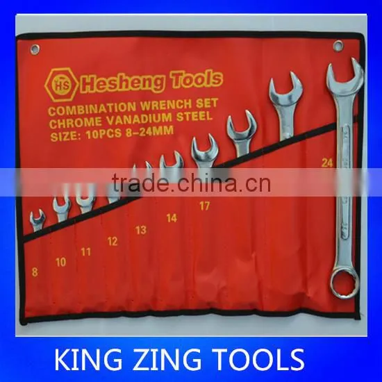 Double open wrench and spanner