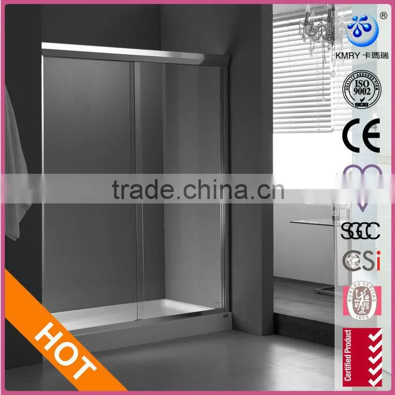 Tempered Glass Sliding Enclosed Portable Shower Cabin (KD6004)