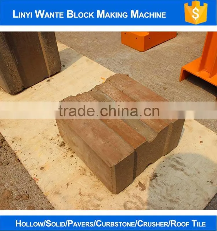 WT2-20M diesel interlocking block machine 2pcs/mould