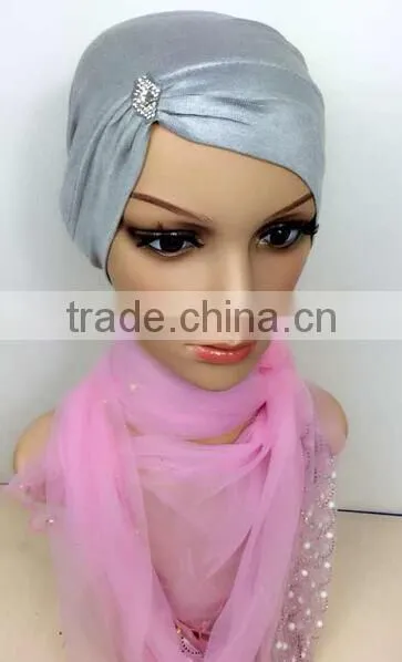 C065 new style jersey elastic tube underscarf,muslim scarf hats