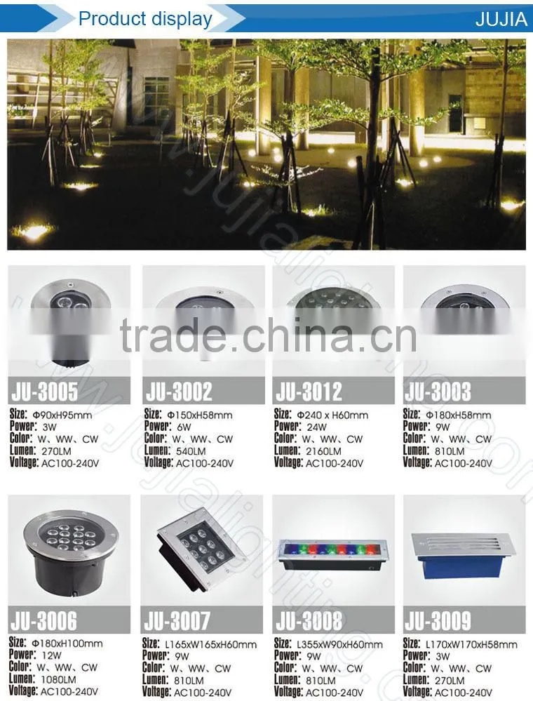 High quality IP65 1-36W Led Underground Light led inground light