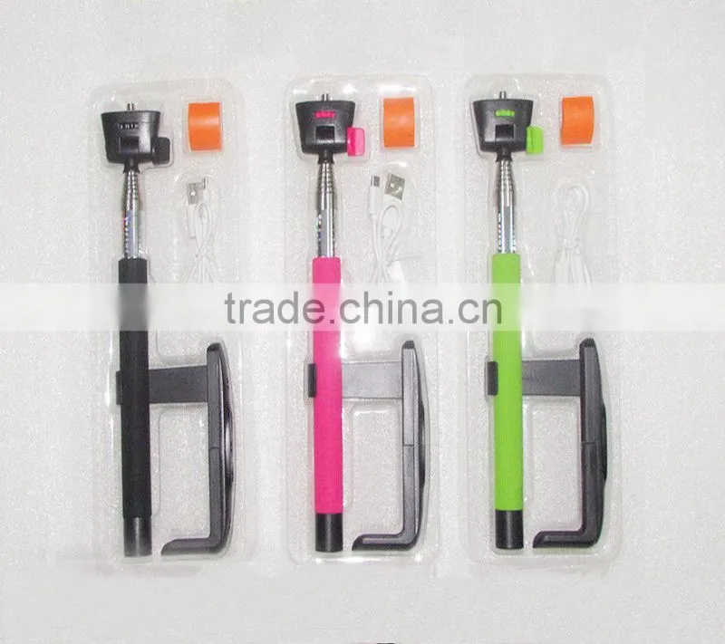 2015 hot selling aluminium handheld monopod for extreme sports self-handed