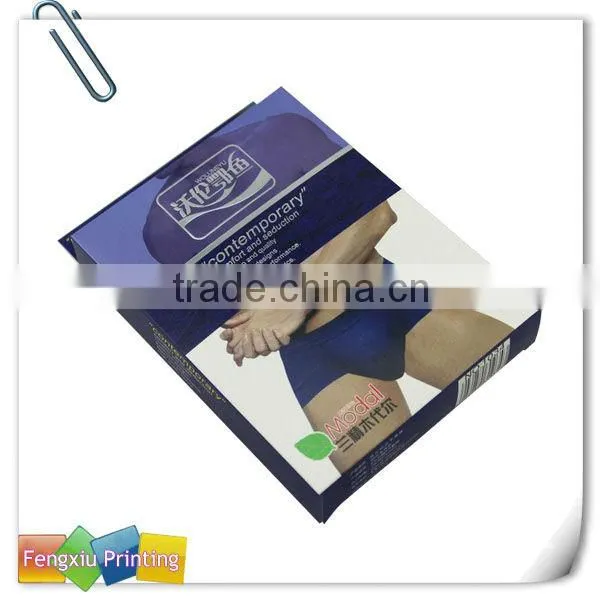 Custom Design Printed Men Underwear Packaging Boxes