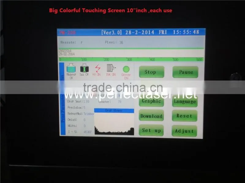 Automaitc Date Code Inkjet Printing/marking/engraving Machine/inkjet printer