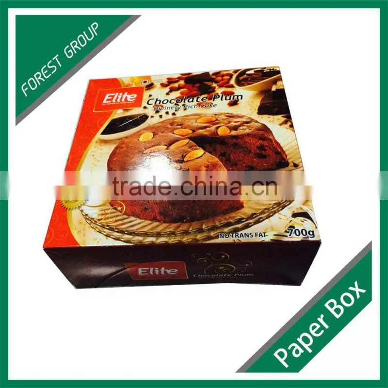 CUSTOM DESGIN FOOD PACKAGING BOX FOR CAKE/BISCIUTS