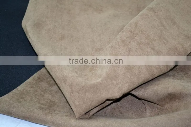 100% Polyester 230T 150D Suede Upholstery Fabric Car Seats