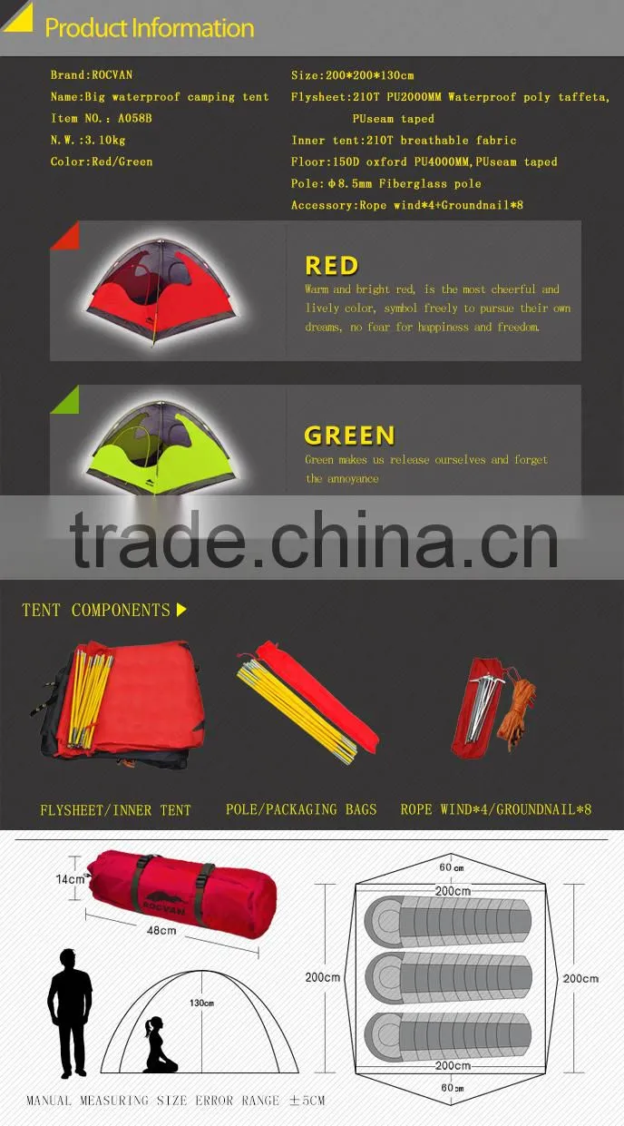 3-4 person 4 season tent ,cold weather tent