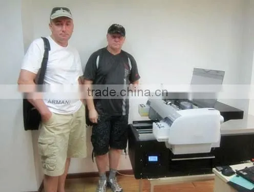 digital flatbed t shirt printer with RIP software