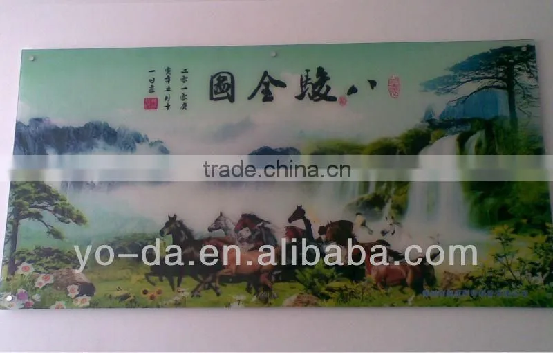 A3/A4 folded brochure printing machine! a3/a4 ceramic title printing machie!