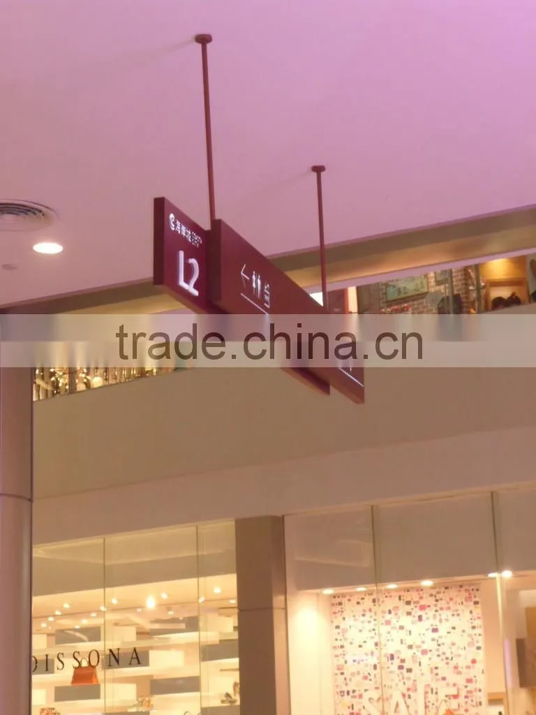 Indoor directional guide signs/direction light sign