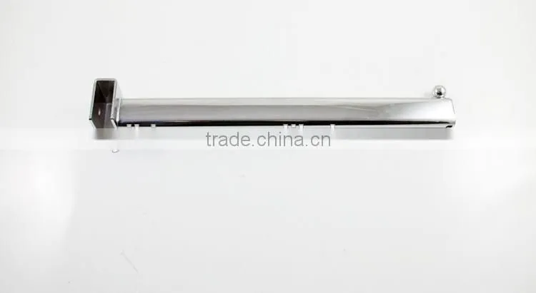Metal Single Ball Display Hanging Hooks Straight Arm Tube Bar Support