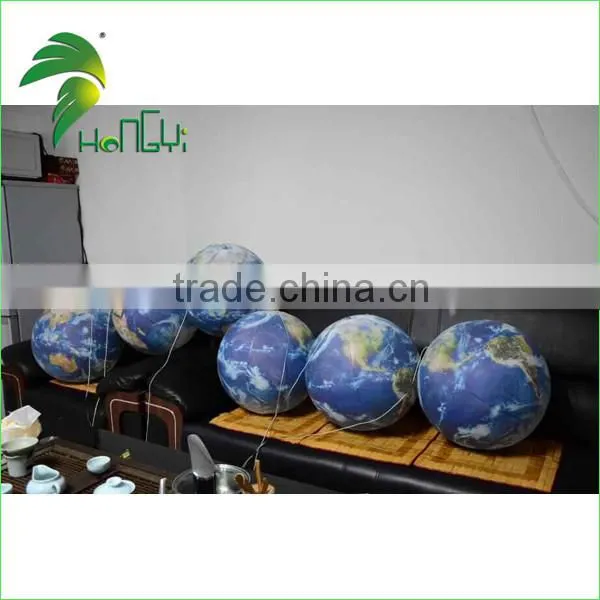 New Design Hot Selling 30CM Diameter Decoration Small PVC Inflatable Earth Ball