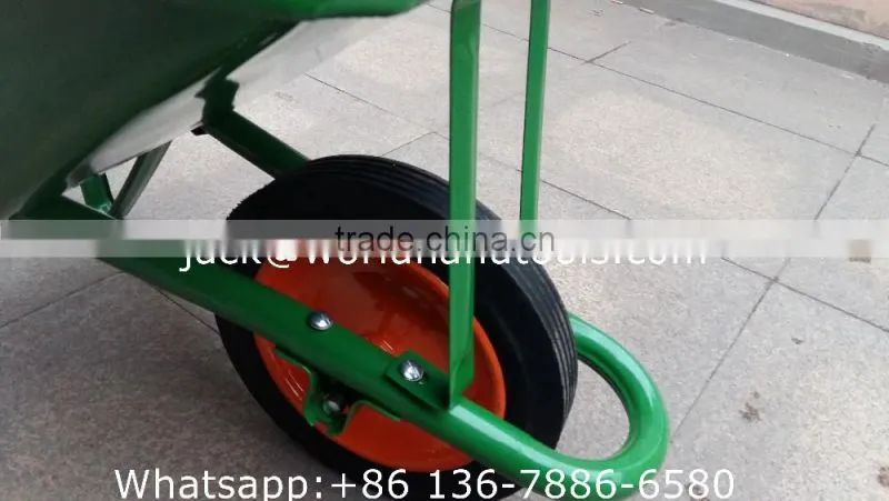 Garden construction wheel barrow WB2203 with metal tray