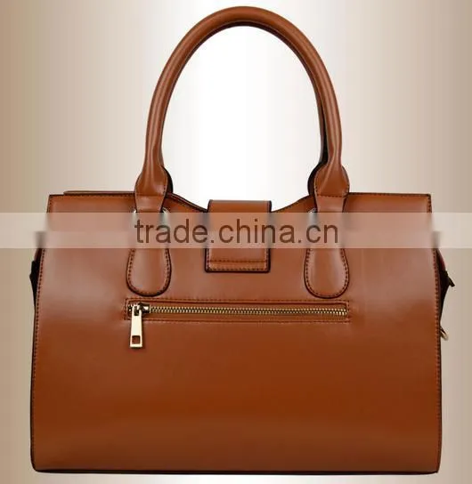 New designed style women brand tote handbag lady hand bag high quality PU bag fashion handbag made in china manufacture