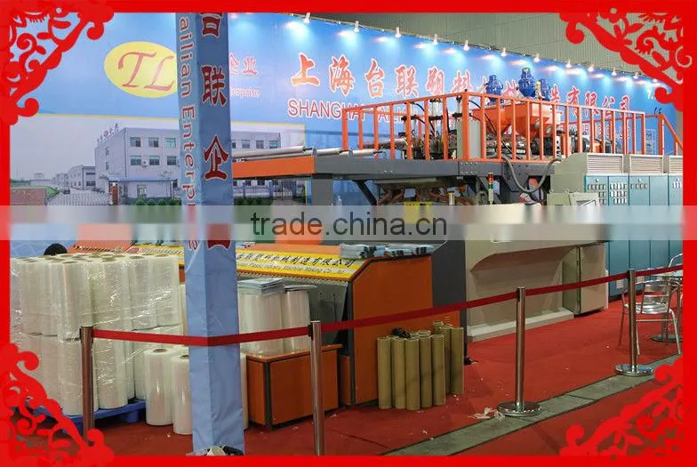 three layer co-extrusion stretch film machine