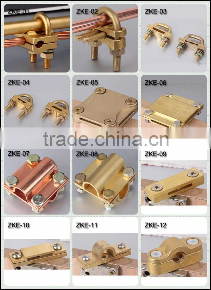 Brass Clamp for earth rod to Cable