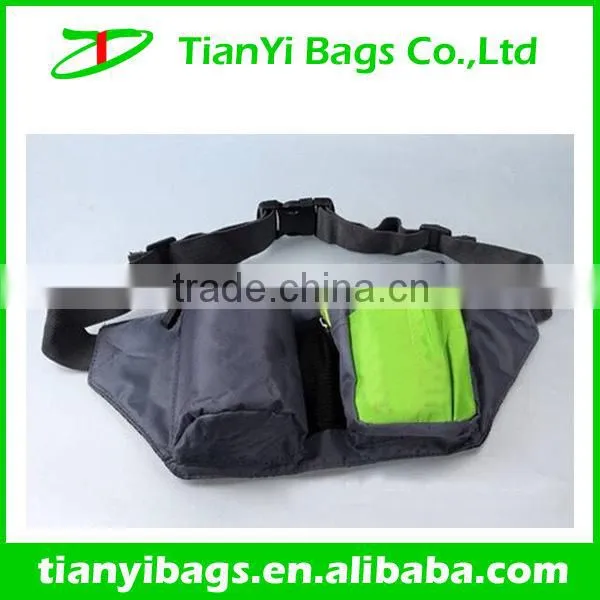2014 new style sports waterproof flip running belt with bottle holder