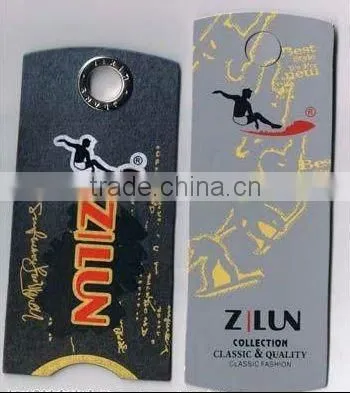 garment hang tag, paper garment hang tag